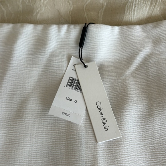 CALVIN KLEIN SKIRT ON BACK ZIPPER SIZE 6, NEW - Picture 8 of 8